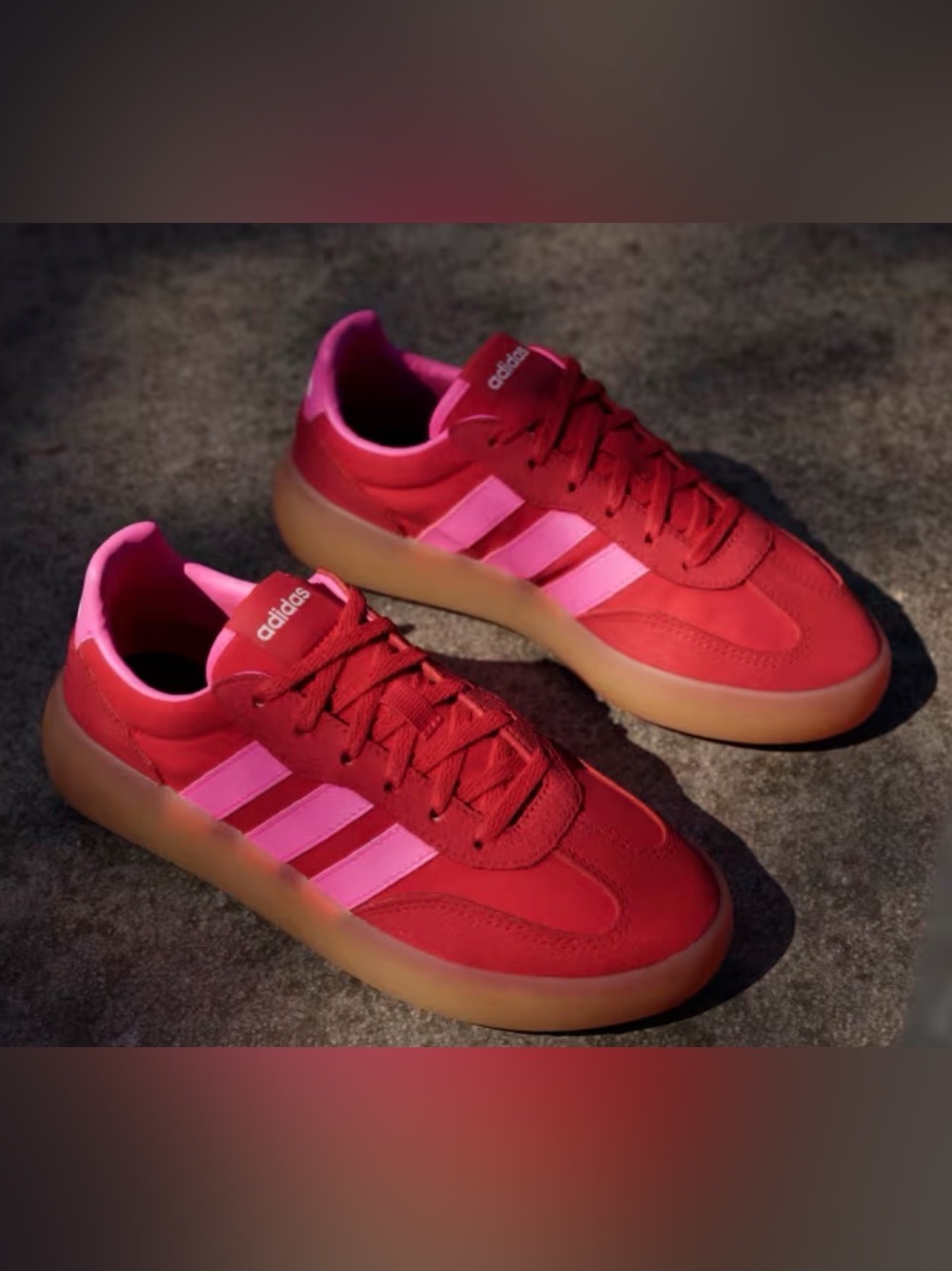 adidas Barreda Decode Shoes Women’s Sz 7 Scarlett/Pink/Gum - Picture 6 of 9